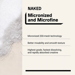 Lemon Lime Creatine Monohydrate Powder | Naked Creatine - 2.2LB